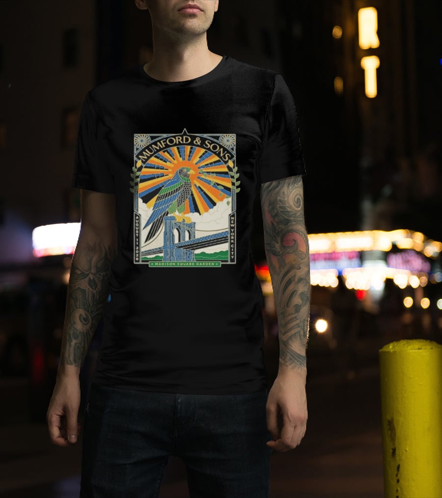 Mumford & Sons Madison Square Garden New York City August 11 2026 Event T-Shirt