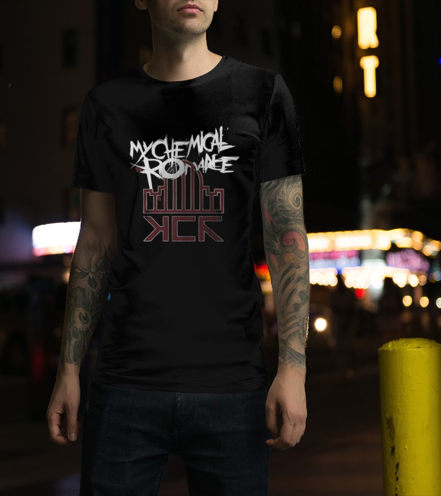 My Chemical Romance Long Live The Black Parade UK Tour Skeleton MCR T-Shirt