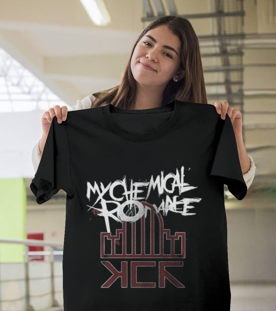 My Chemical Romance Long Live The Black Parade UK Tour Skeleton MCR T-Shirt