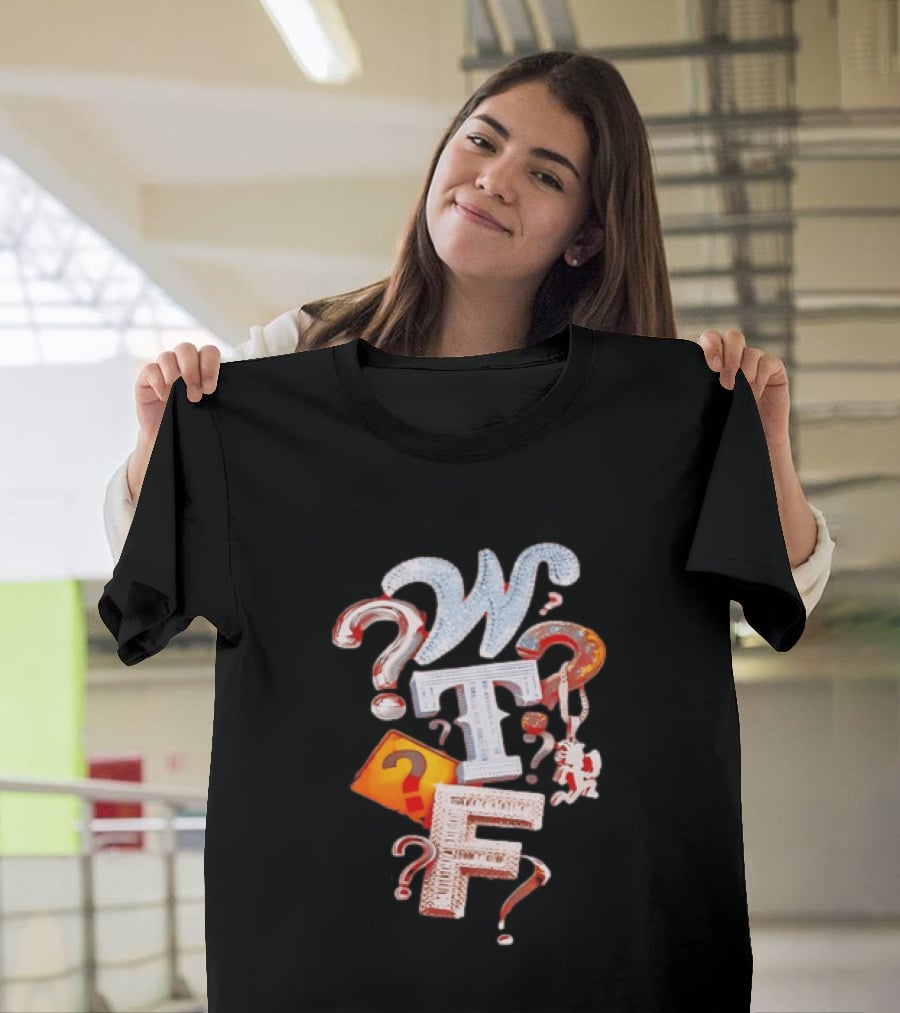 WTF Hatchetman ICP Insane Clown Posse Question Marks T-Shirt
