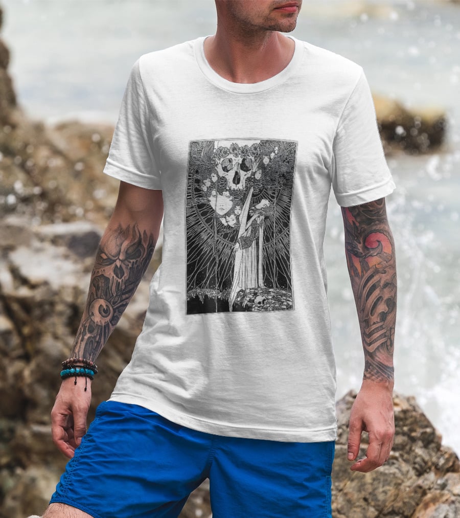 Alcest Kodama Album Art Black And White T-Shirt