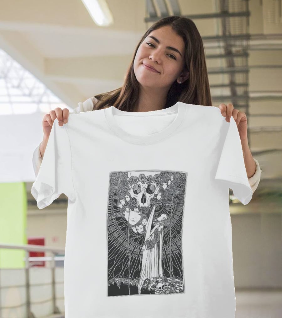 Alcest Kodama Album Art Black And White T-Shirt