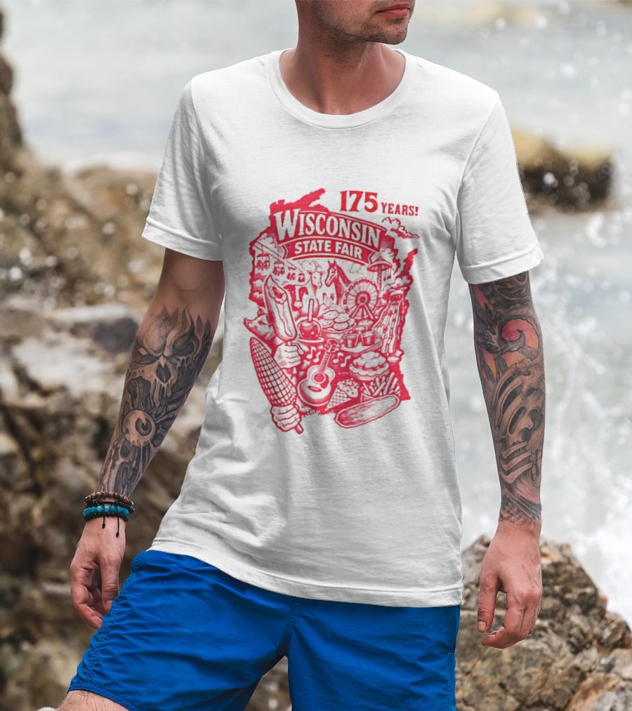 Wisconsin State Fair 175 Years Celebration T-Shirt