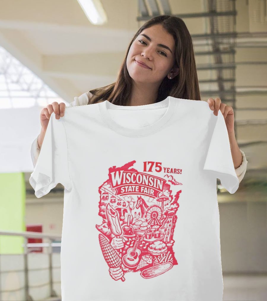 Wisconsin State Fair 175 Years Celebration T-Shirt