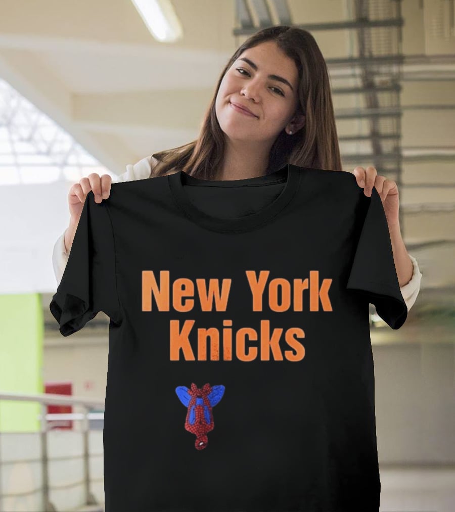 New York Knicks Spider Man Collaboration T-Shirt