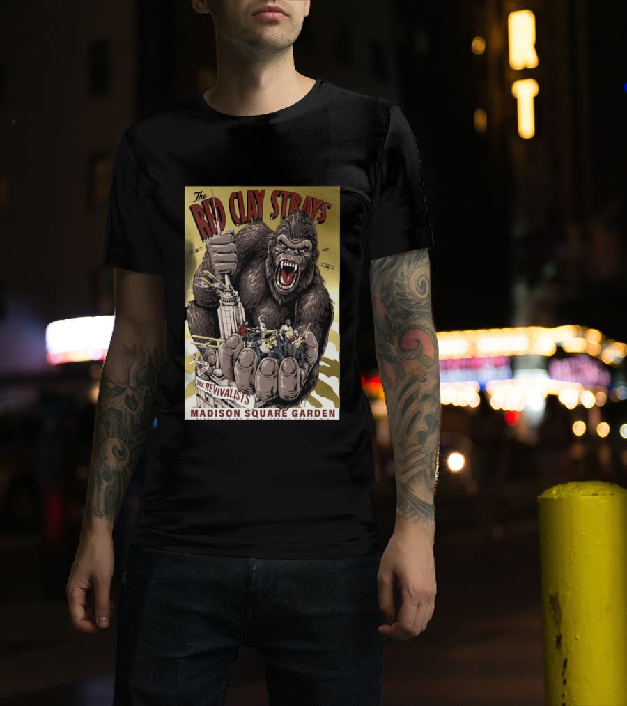 The Red Clay Strays The Revivalists Madison Square Garden New York August 09 2026 Concert T-Shirt