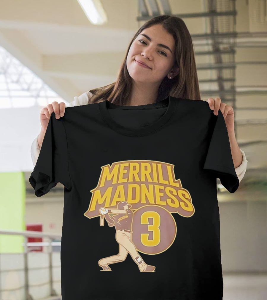 Merrill Madness 3 Jackson San Diego Padres T-Shirt