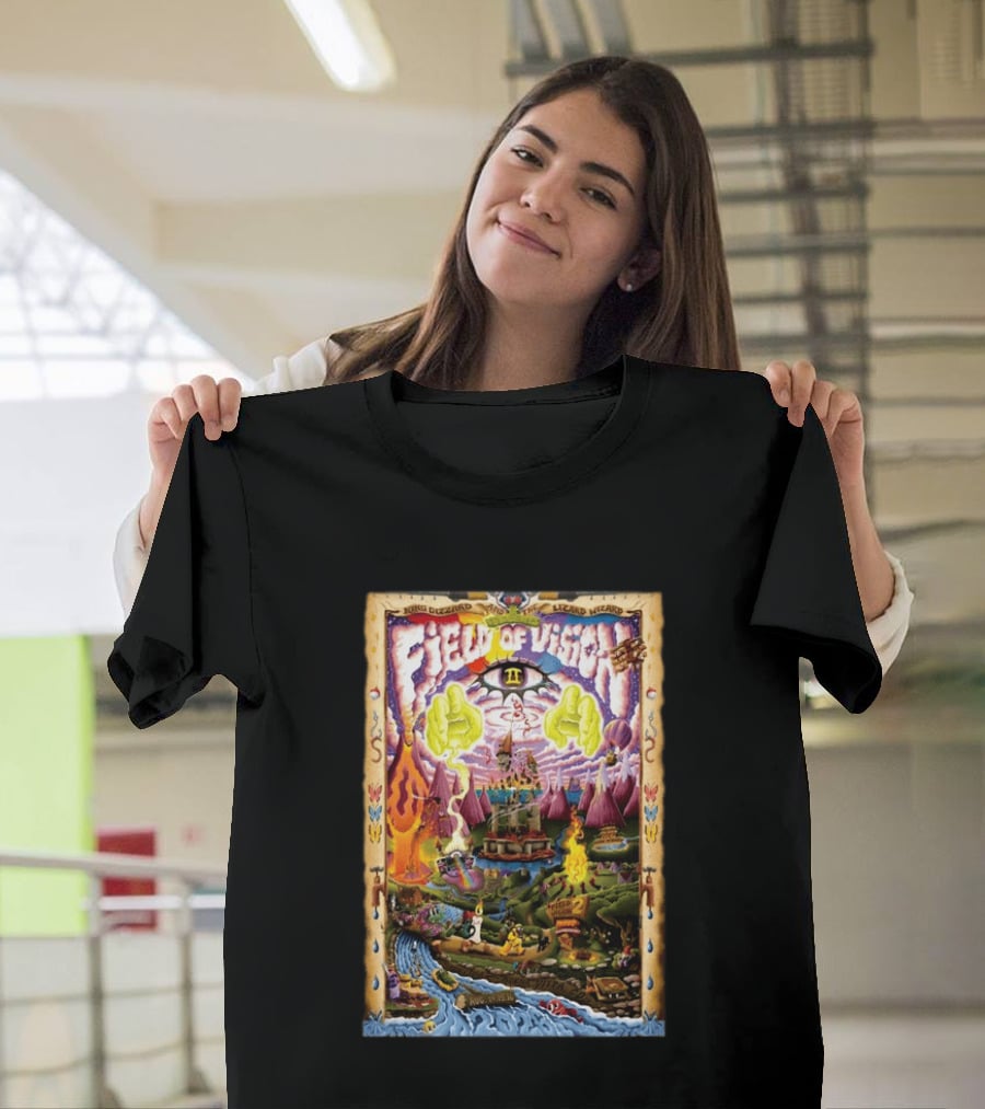 King Gizzard And The Lizard Wizard Field Of Vision II Meadow Creek Buena Vista CO Aug 14 16 2026 T-Shirt