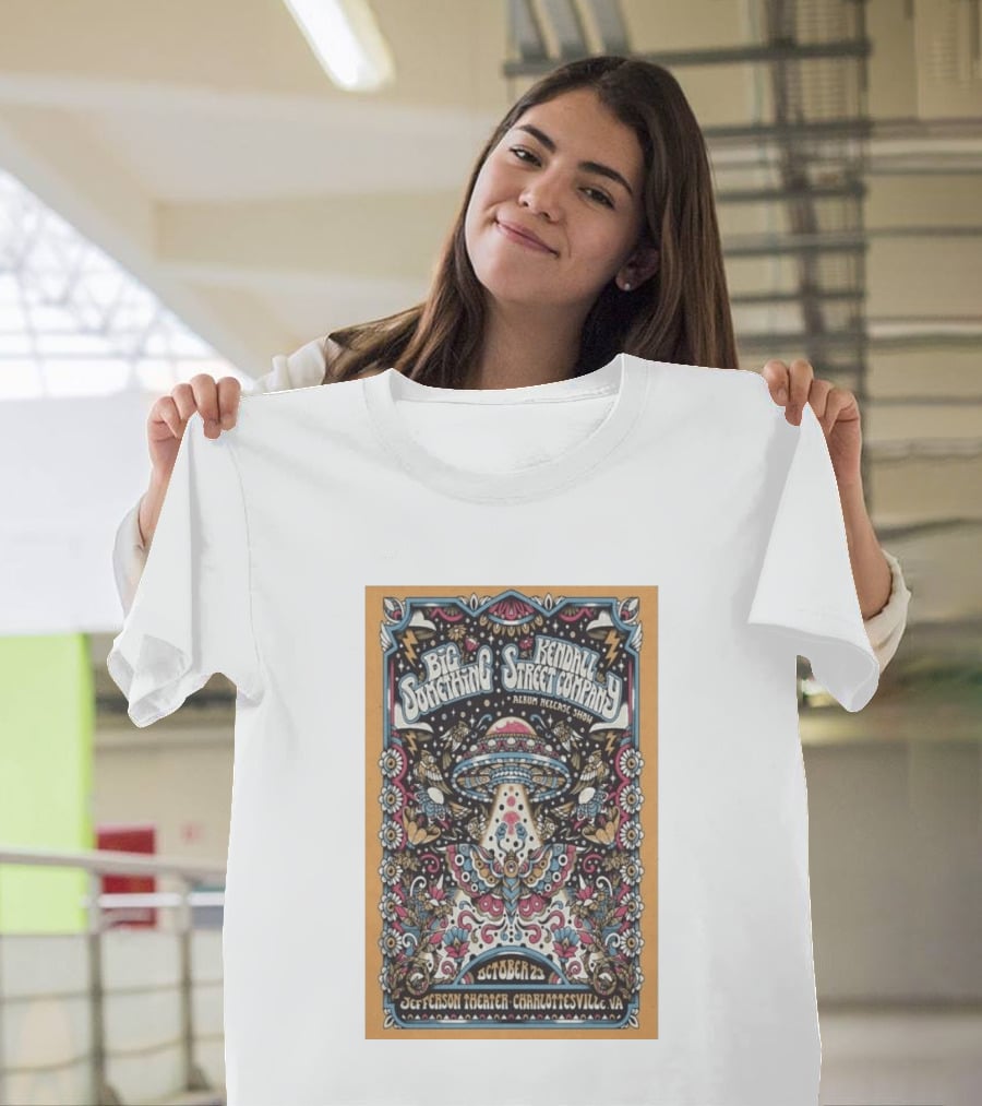 Big Something Kendall Street Company Album Release Show Jefferson Theater Charlottesville VA October 25 2026 T-Shirt