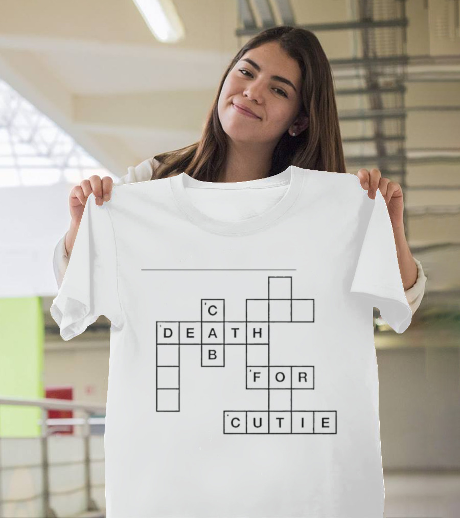 Death Cab For Cutie Indie Rock Crossword Puzzle T-Shirt