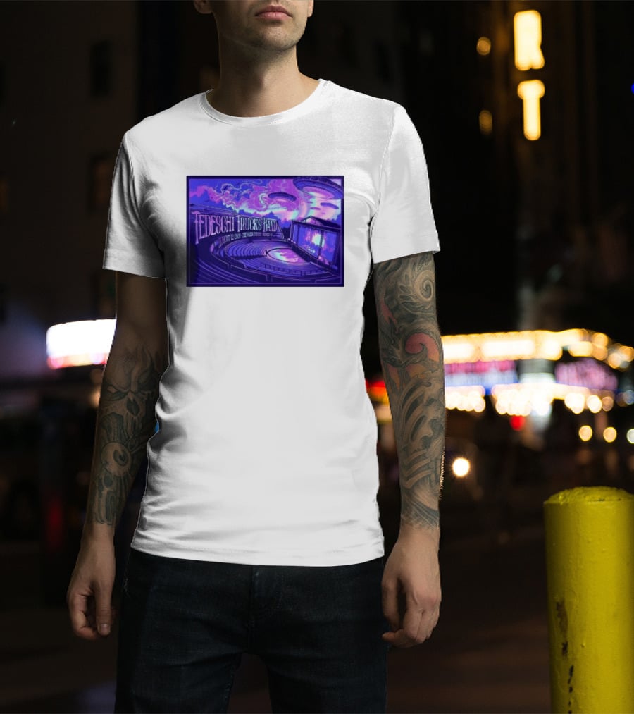 Tedeschi Trucks Band Greek Theatre Berkeley August 12 2026 Concert With UFOs And Neon Lights T-Shirt