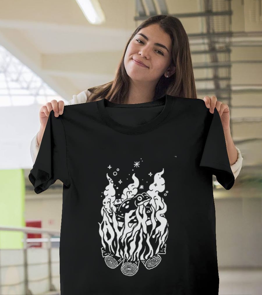 Alexisonfire Crisis 2026 Exclusive Tour 20 Years Anniversary Burning Log T-Shirt