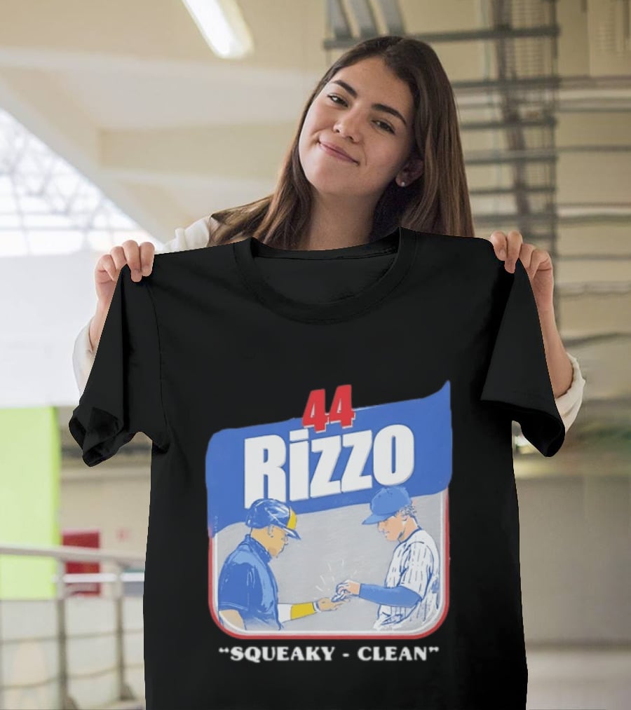 Anthony Rizzo 44 Squeaky Clean Baseball Exchange T-Shirt