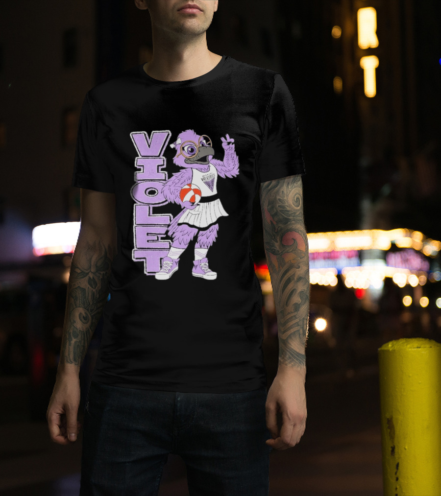 Golden State Valkyries Oaklandish Violet Mascot Basketball T-Shirt