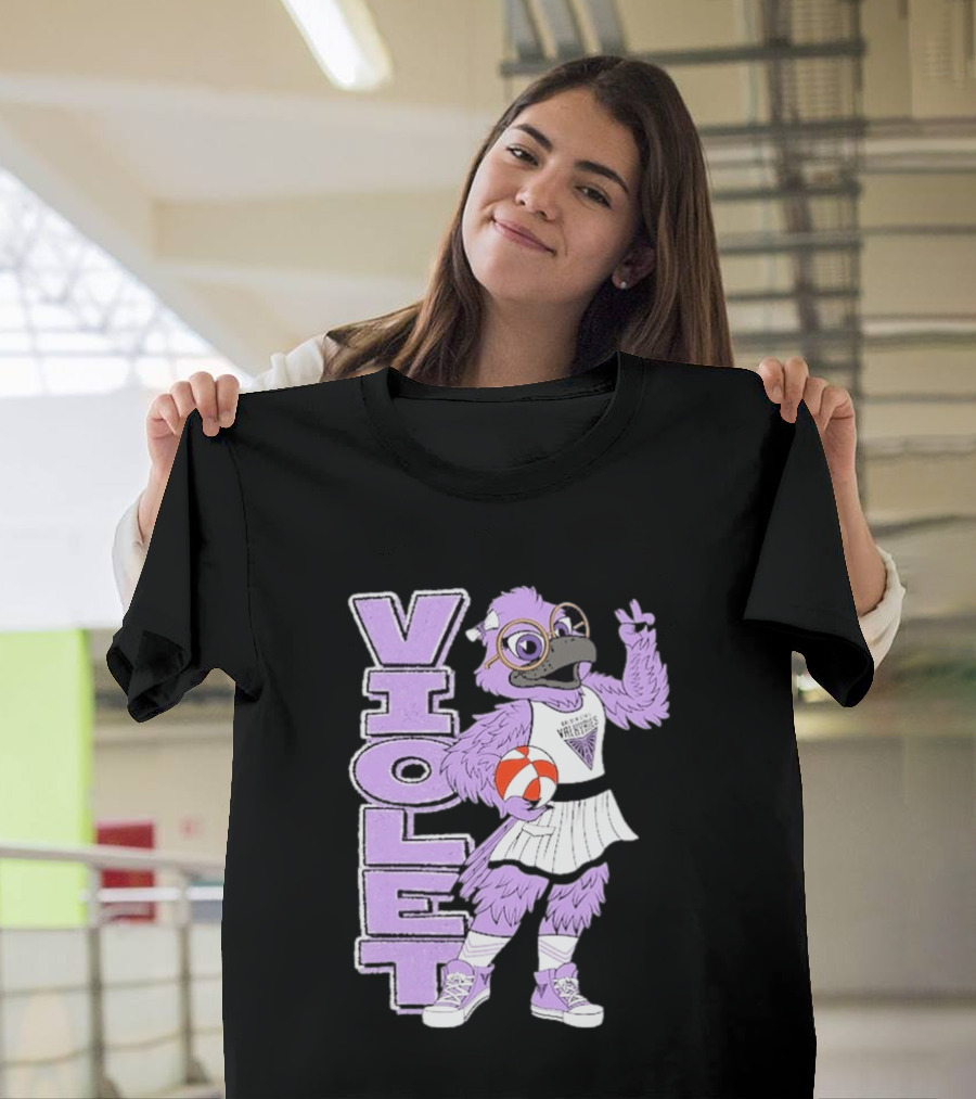 Golden State Valkyries Oaklandish Violet Mascot Basketball T-Shirt