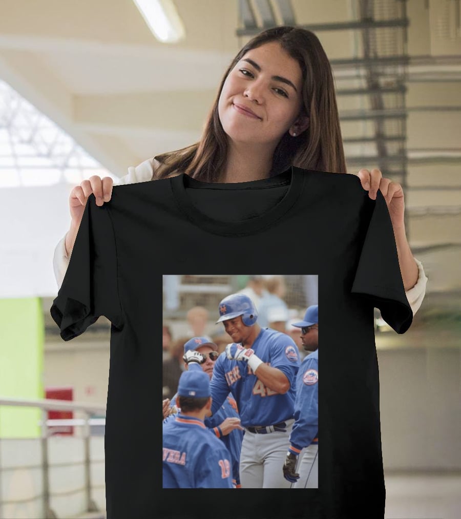 New York Mets Butch Huskey No. 42 MLB Legend T-Shirt