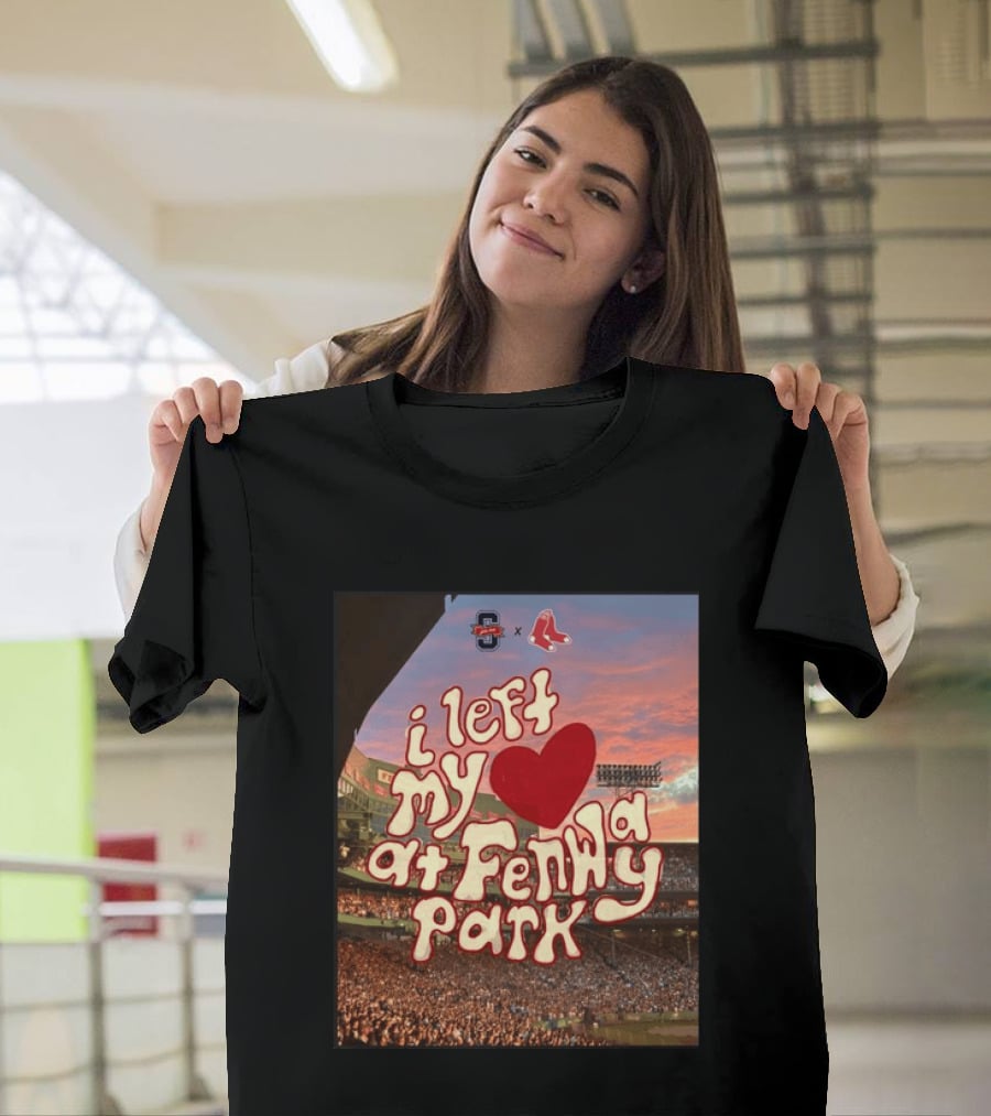 Cleveland Guardians Boston Red Sox I Left My Heart At Fenway Park T-Shirt
