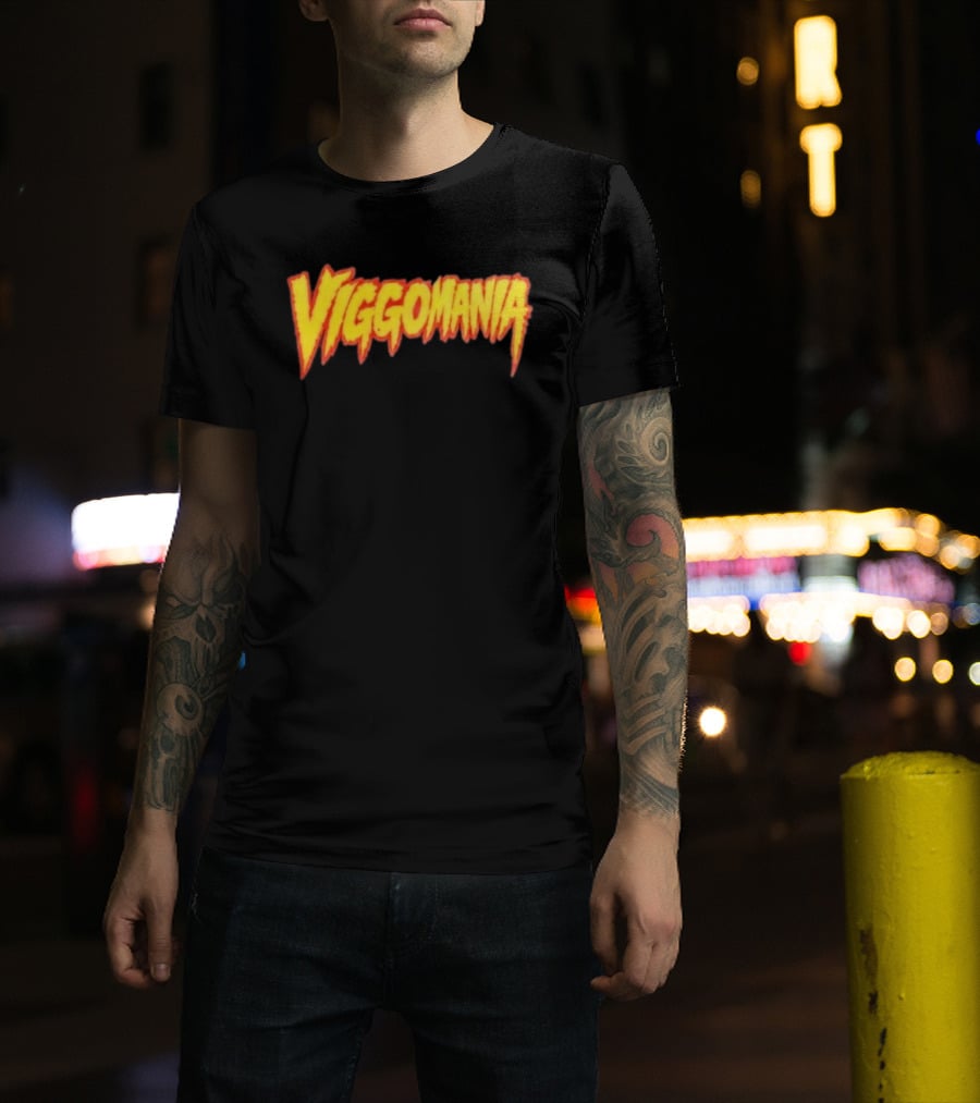 VIGGOMANIA Bold Retro Style Text Trend T-Shirt