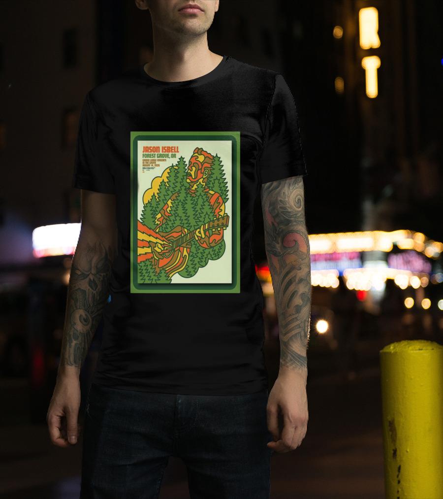 Jason Isbell Forest Grove OR Grand Lodge Concerts Aug 14 2026 T-Shirt