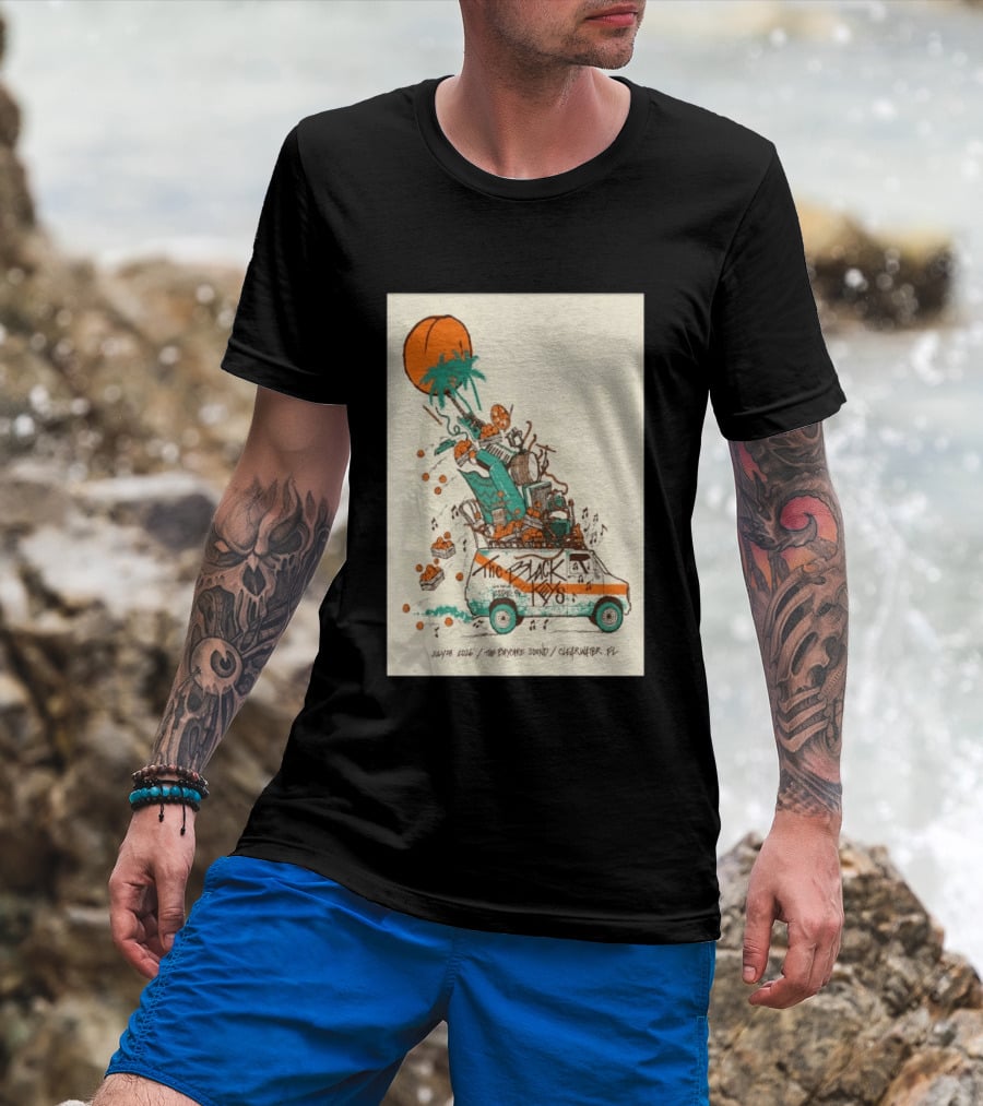 The Black Keys July 28 2026 The Daycare Sound Clearwater FL Van And Music Instruments T-Shirt