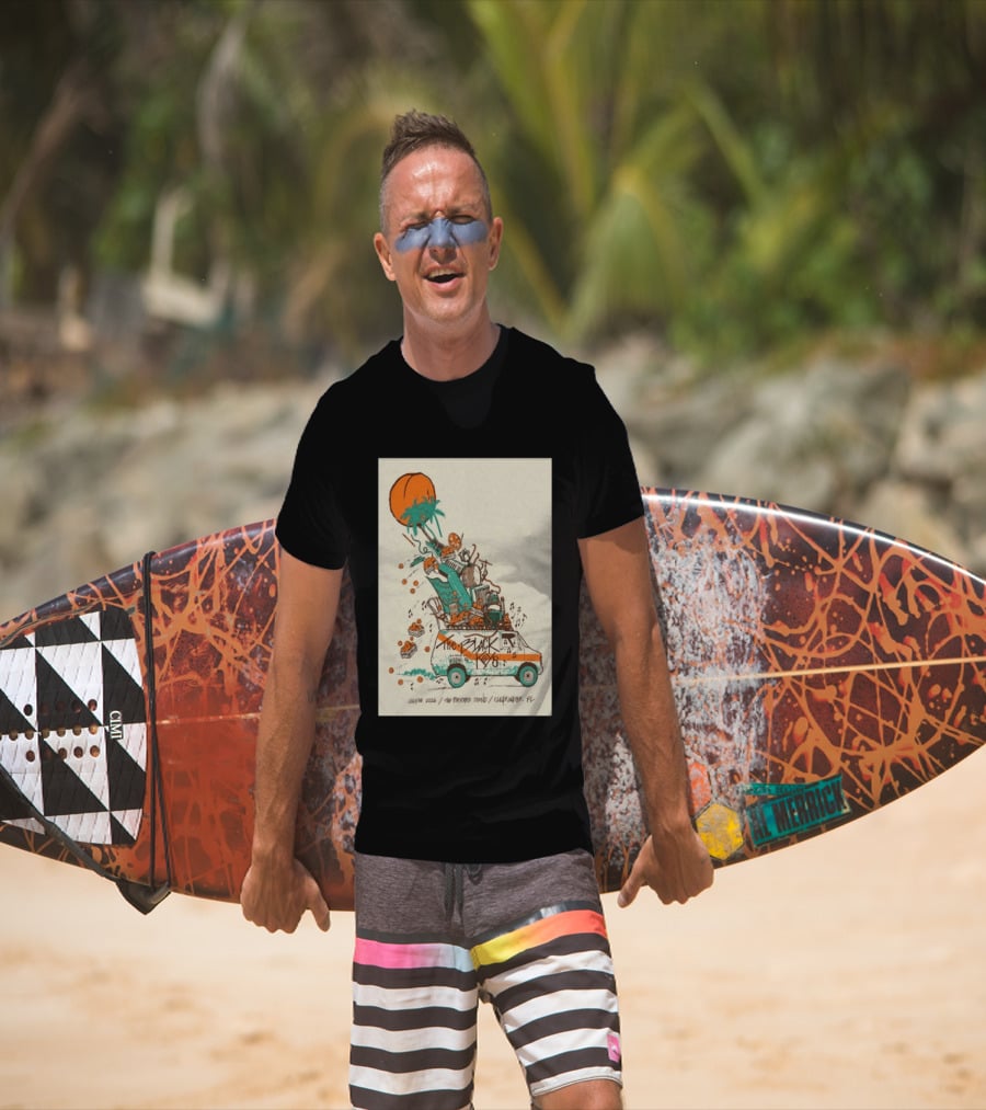 The Black Keys July 28 2026 The Daycare Sound Clearwater FL Van And Music Instruments T-Shirt