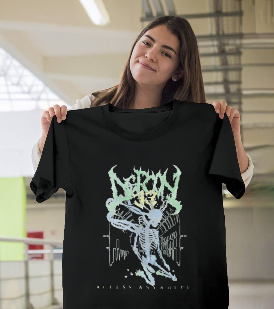 Neron 13 Skeleton Access Anywhere Metal Band T-Shirt