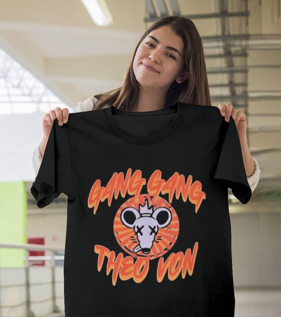 Theo Von Gang Gang Rat Comedy Podcast T-Shirt