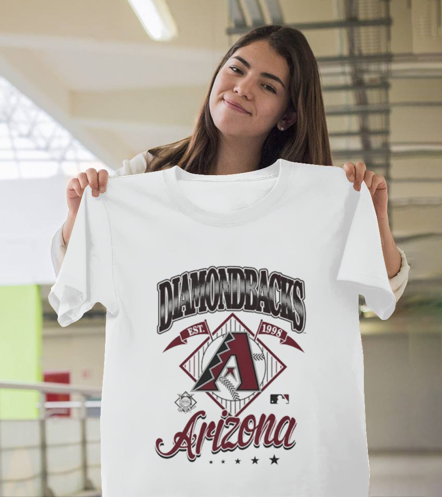 Arizona Diamondbacks Est 1998 Team A Logo MLB T-Shirt