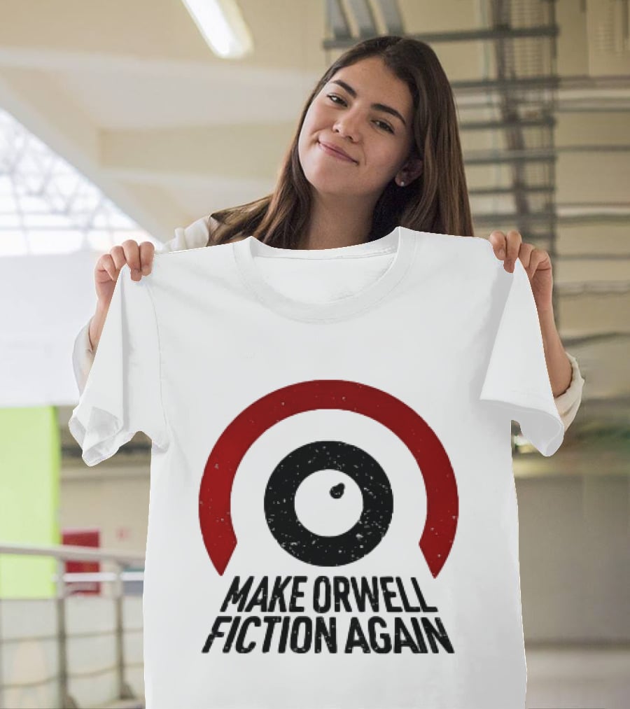Carl's Tutoring Service Make Orwell Fiction Again Billions And Billions Open Minds Welcome T-Shirt