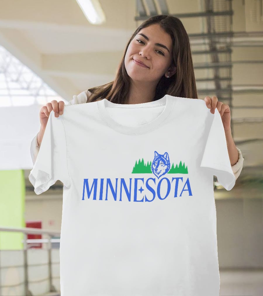 Minnesota Timberwolves Wolf Forest T-Shirt