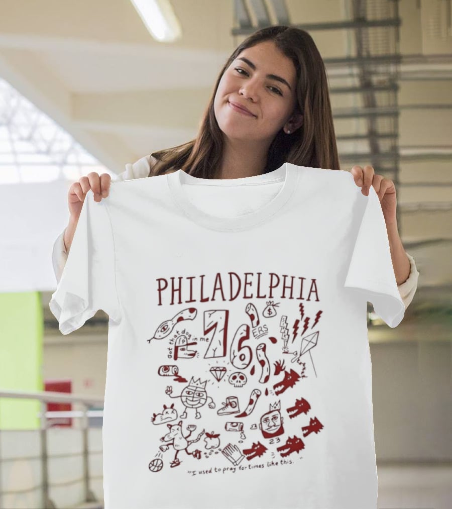 Philadelphia 76ers Got That Dog In Me I Used To Pray For Times Like This T-Shirt