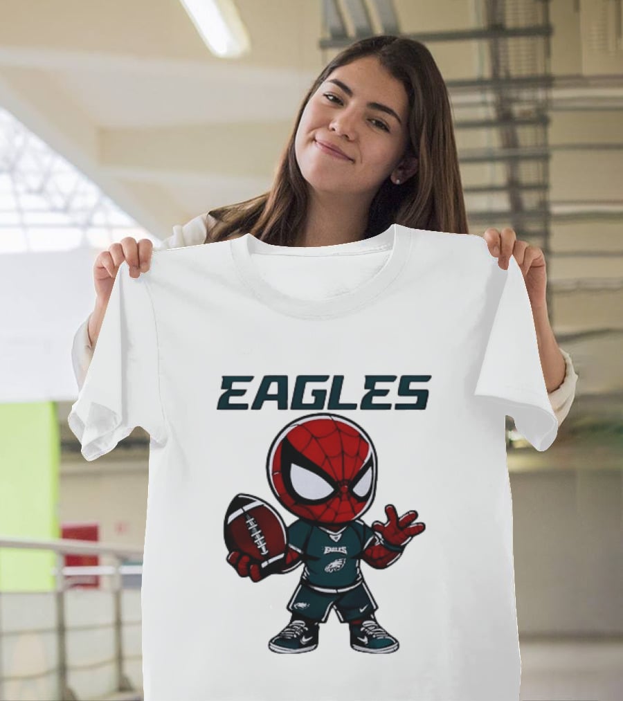 Spider Man Eagles Football Jersey Personalized Philadelphia Edition T-Shirt