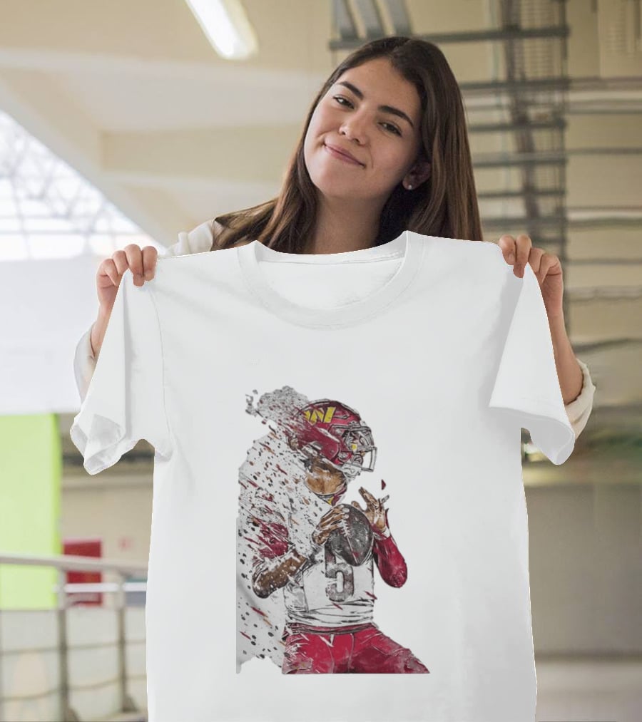Jayden Daniels Washington Commanders Quarterback Football T-Shirt