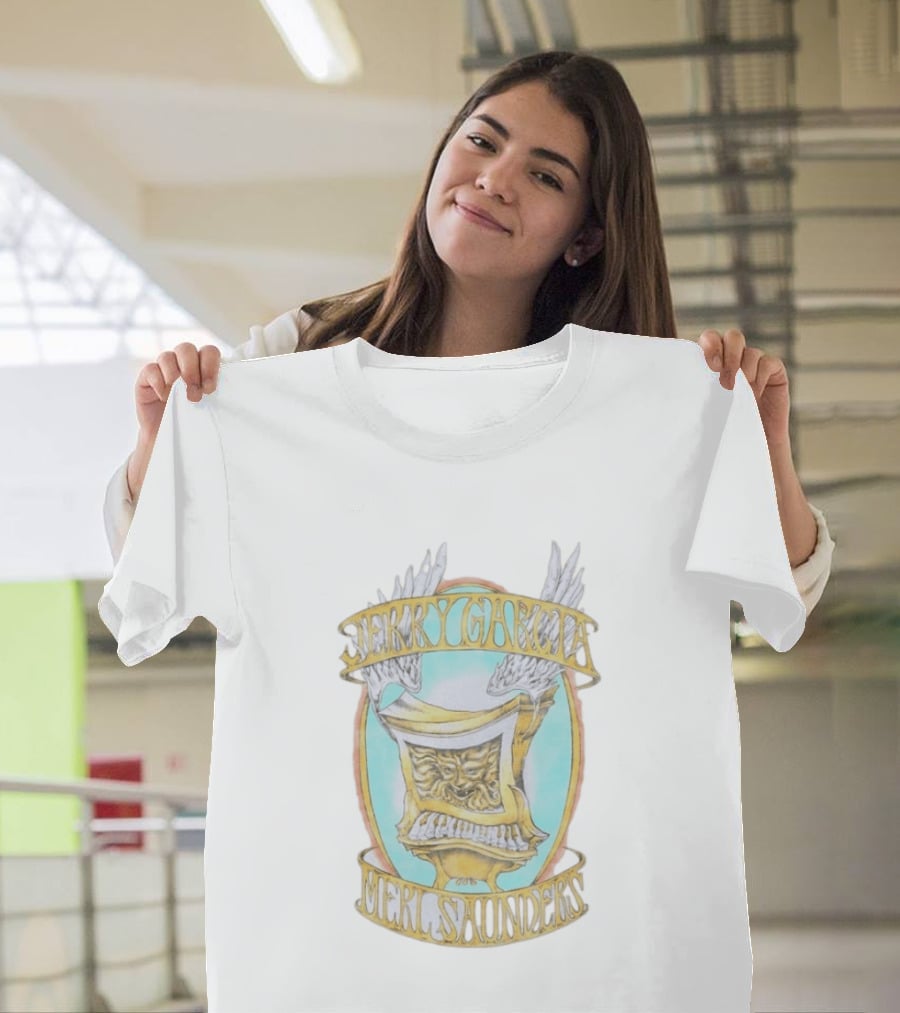 Jerry Garcia Merl Saunders Winged Piano Collaboration T-Shirt