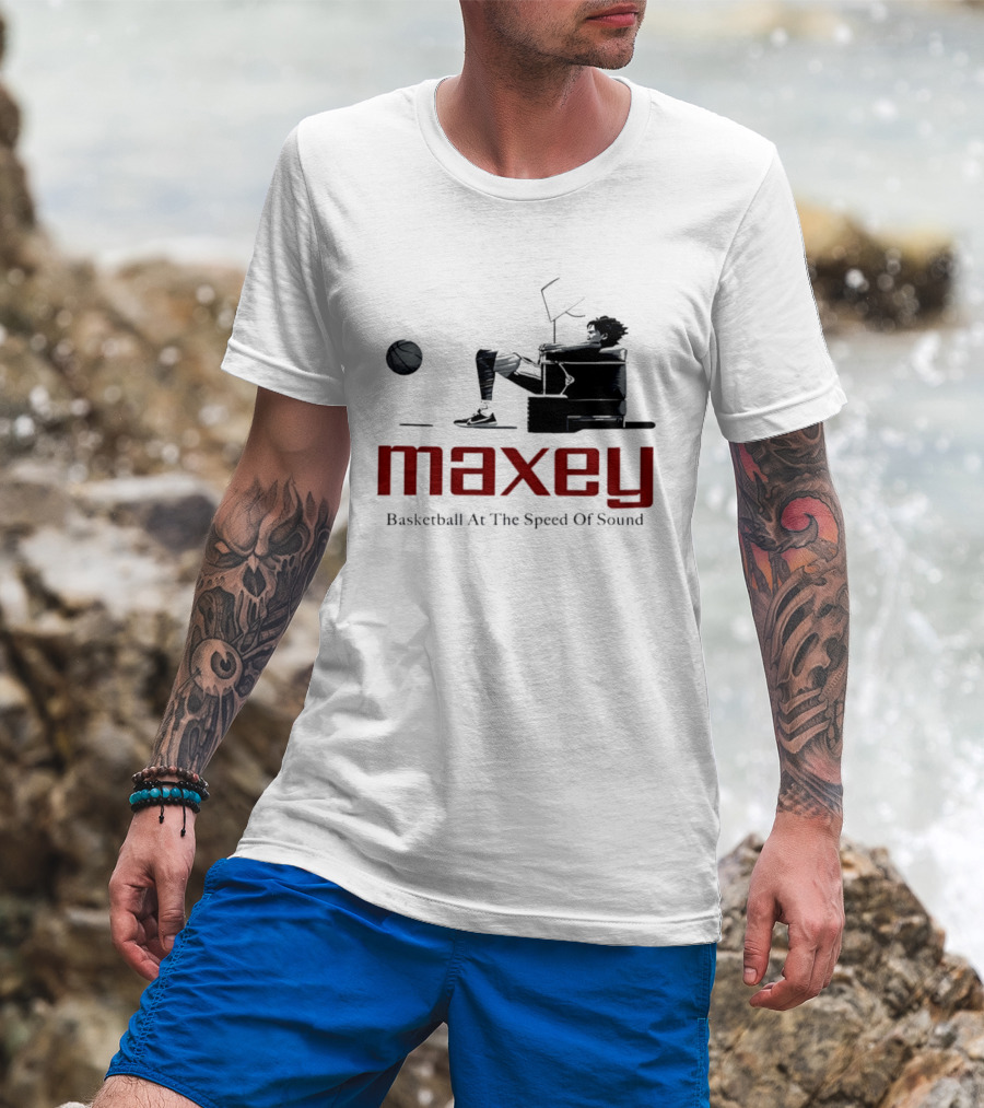 Maxey Basketball At The Speed Of Sound T-Shirt