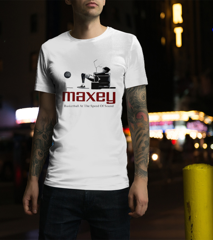 Maxey Basketball At The Speed Of Sound T-Shirt
