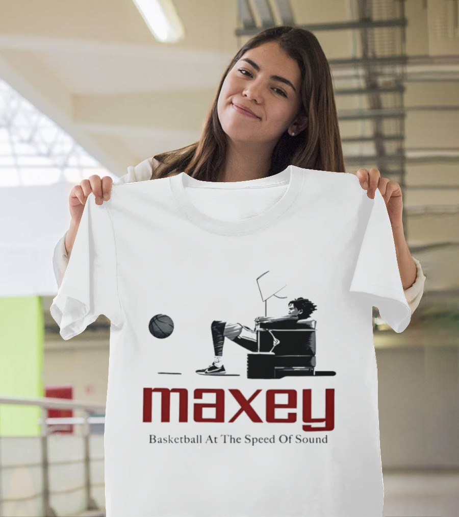 Maxey Basketball At The Speed Of Sound T-Shirt