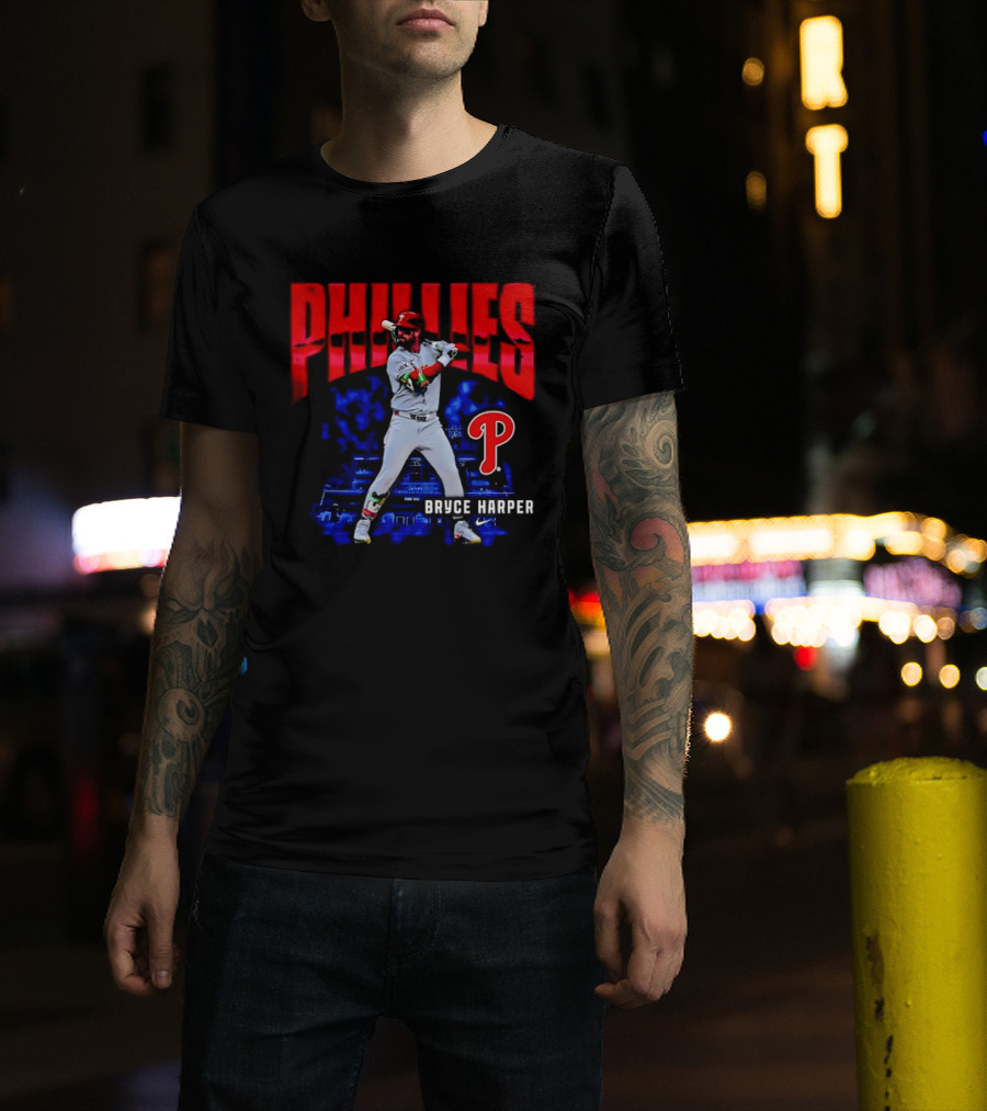 Bryce Harper Phillies Baseball Philadelphia Star T-Shirt