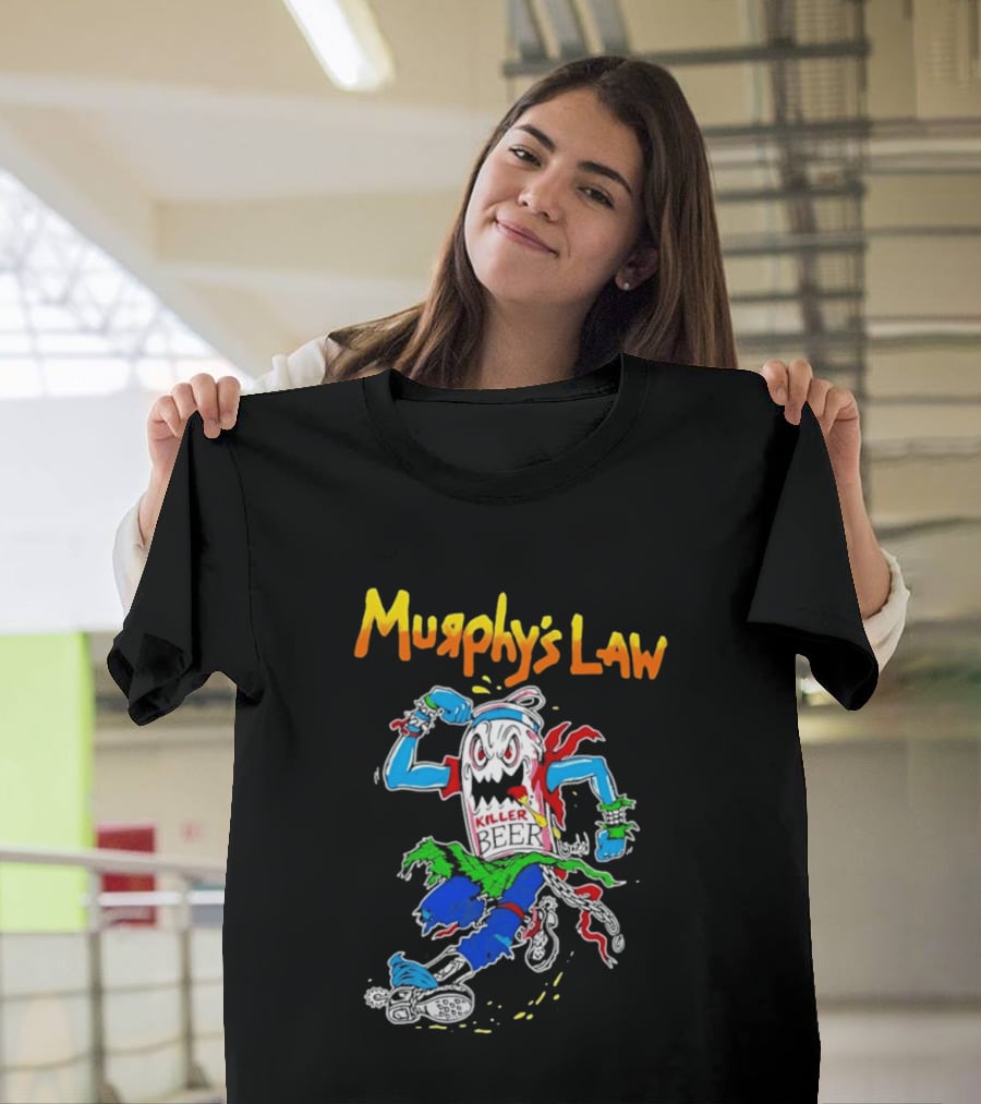 Murphy's Law Killer Beer Crossover Thrash Monster Can Running T-Shirt