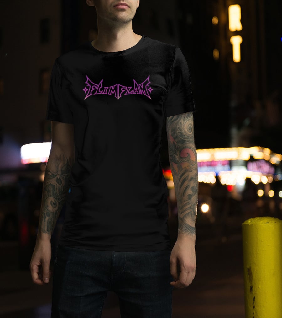 Flamingo Flim Flam DevilCat Angel Wings T-Shirt