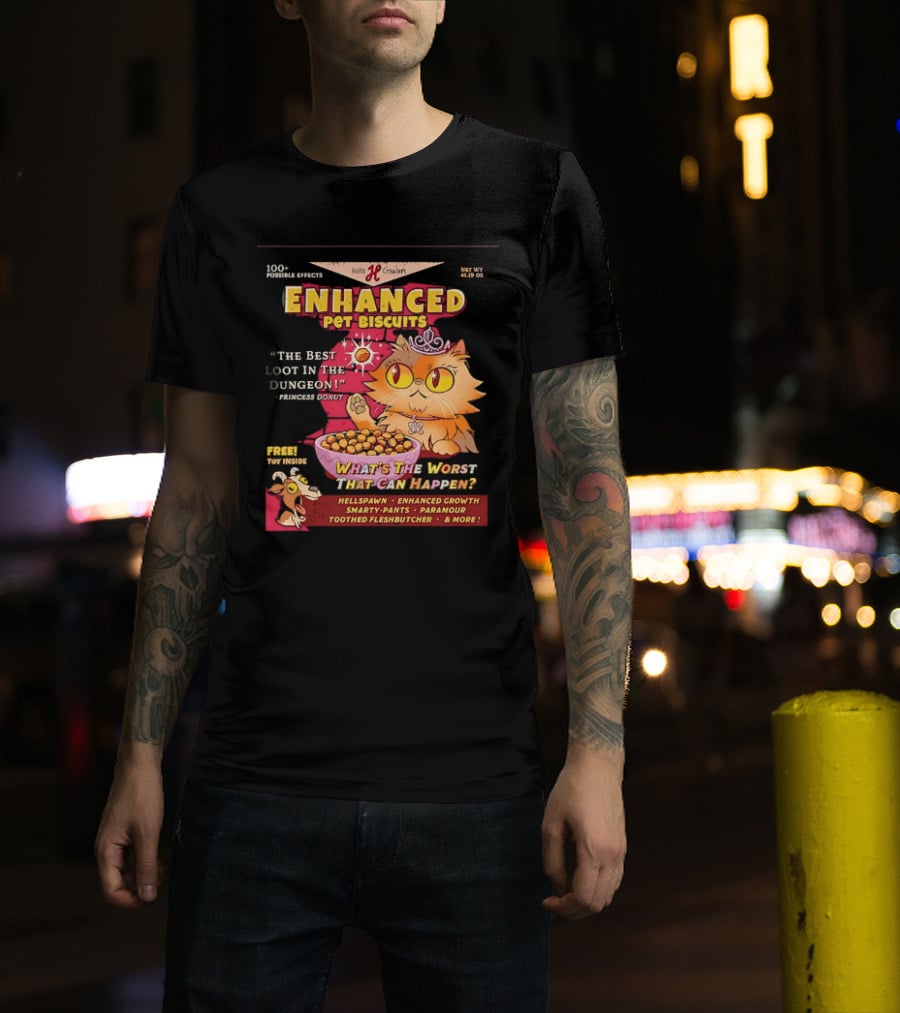 Enhanced Pet Biscuits Princess Donut Best Loot In The Dungeon T-Shirt