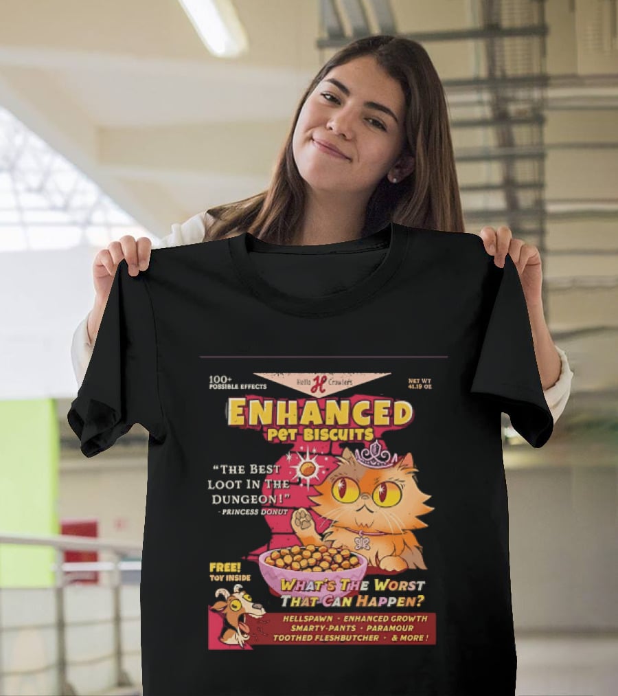 Enhanced Pet Biscuits Princess Donut Best Loot In The Dungeon T-Shirt