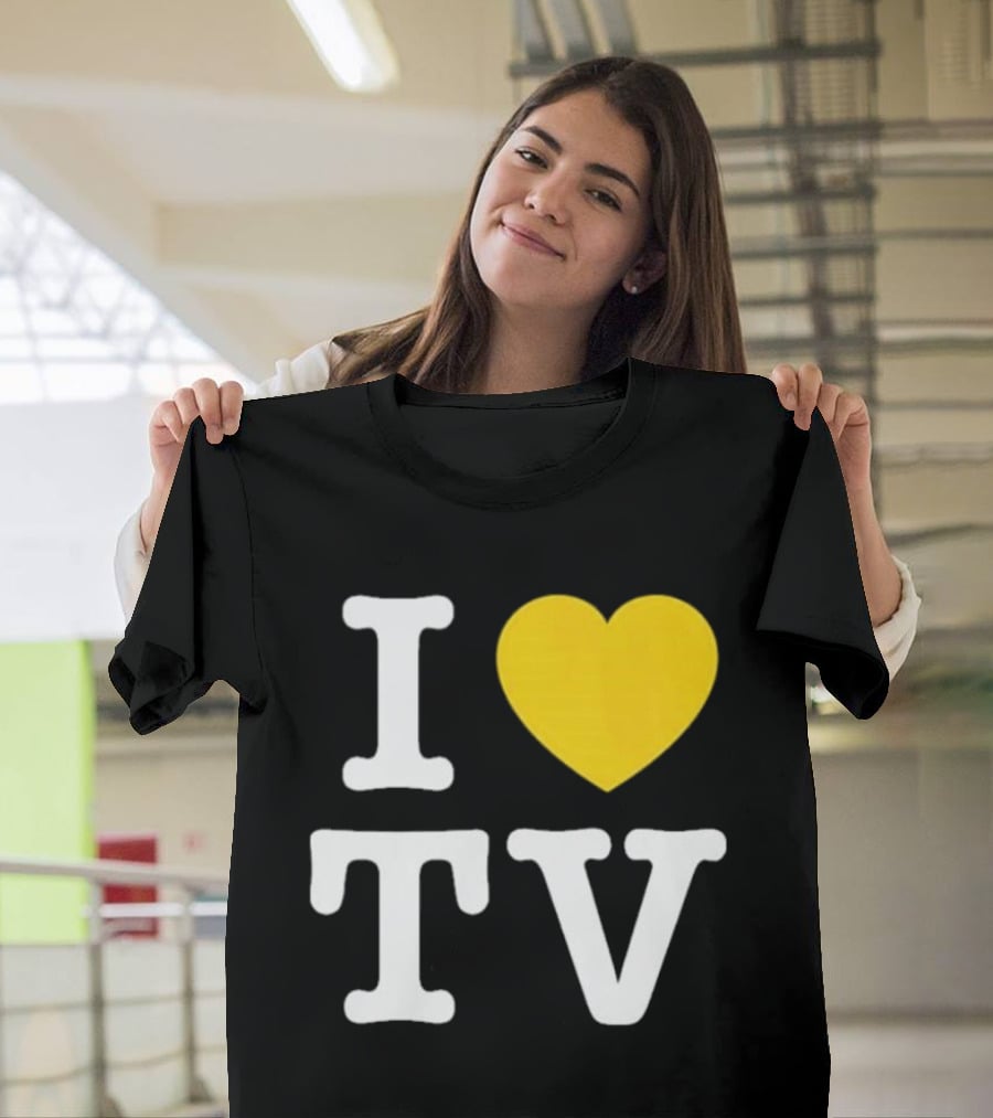 Hivemind I Love TV Heart T-Shirt