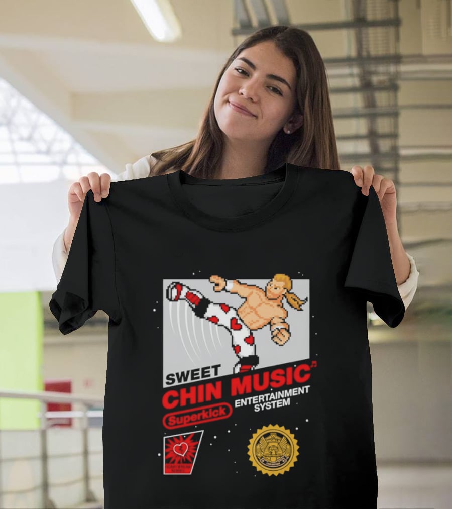 Sweet Chin Music Heartbreak Kid Entertainment System Series T-Shirt
