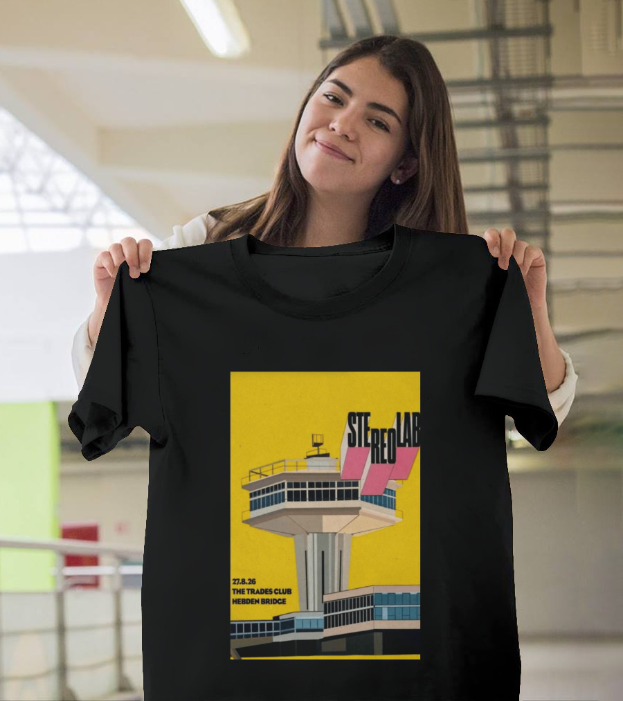 Stereolab 27.8.26 Hebden Bridge The Trades Club T-Shirt