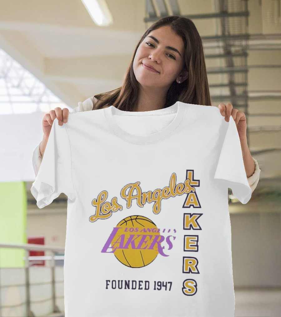 Los Angeles Lakers Founded 1947 NBA Basketball Team T-Shirt