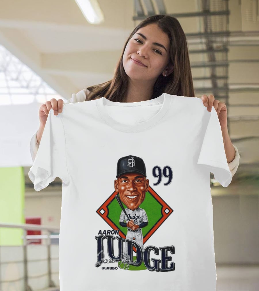 Aaron Judge New York Yankees Player 99 Caricature T-Shirt