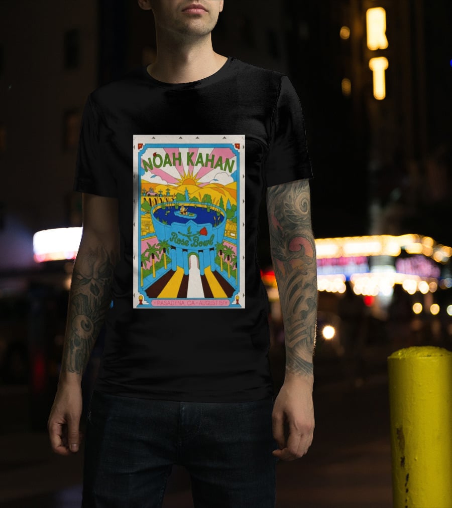Noah Kahan Rose Bowl Pasadena CA August 15th 2026 T-Shirt