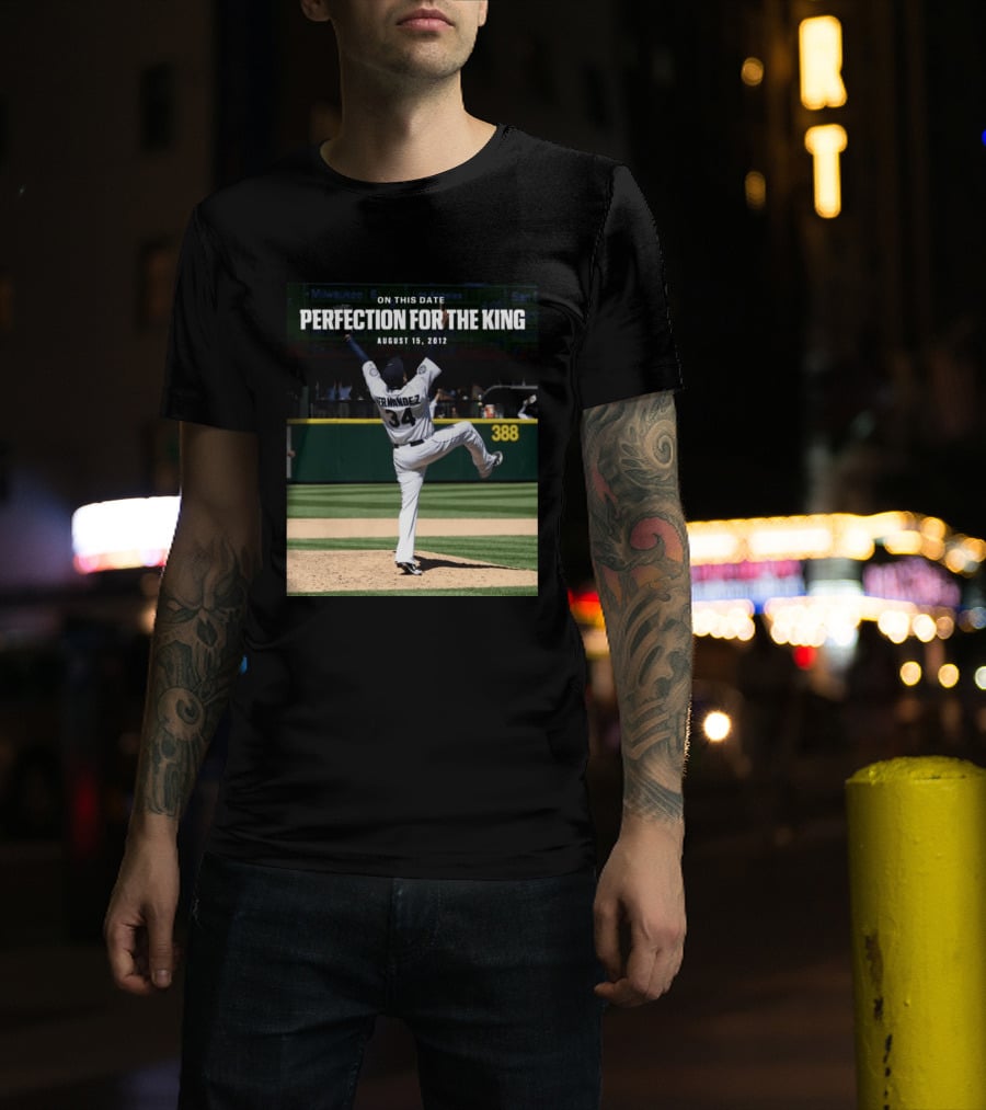 On This Date Perfection For The King Hernandez 34 August 15 2012 T-Shirt