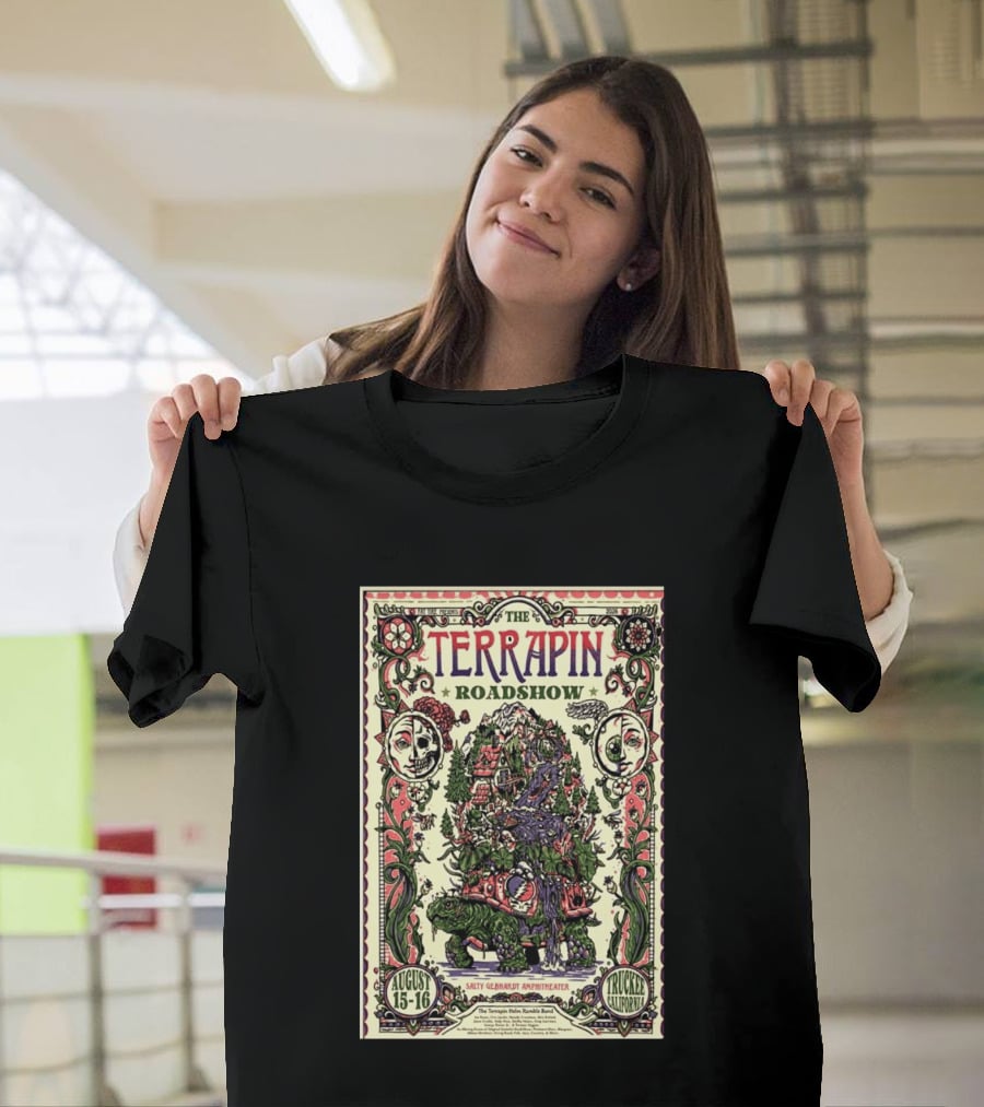 Terrapin Roadshow August 15 16 2026 Salty Gebhardt Amphitheater Truckee California T-Shirt